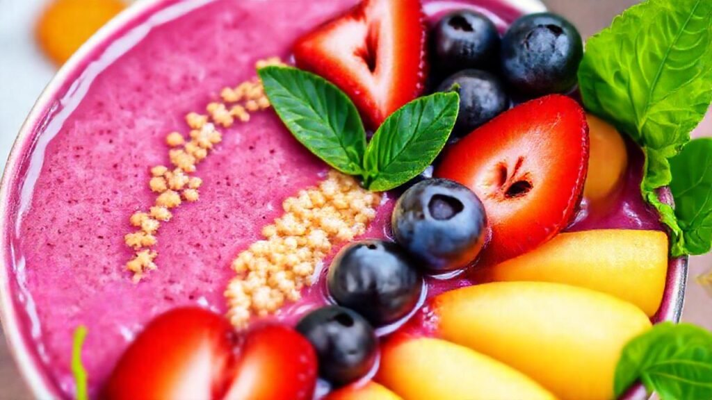 Un batido vibrante y saludable