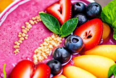 Un batido vibrante y saludable