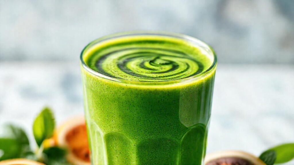 Espirulina verde irradia vitalidad saludable