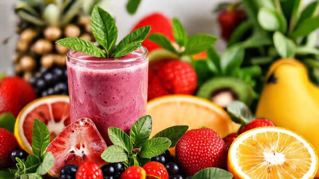 Batido saludable y vibrante
