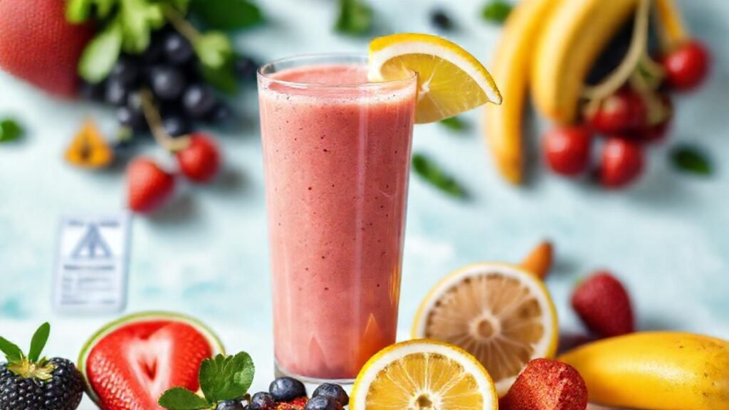 Batido saludable y vibrante