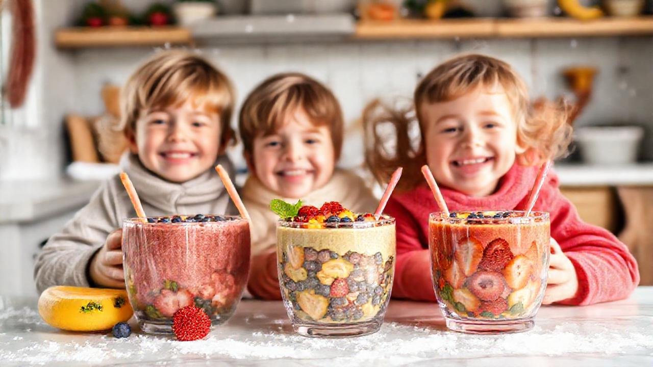 Batidos coloridos traen alegría y salud