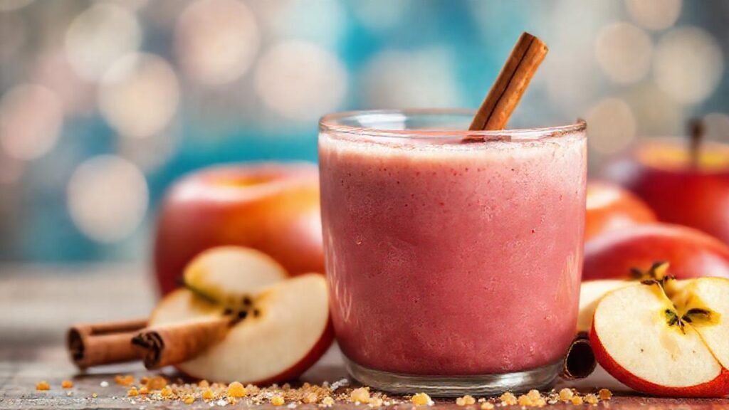Batido vibrante y apetitoso en luz natural