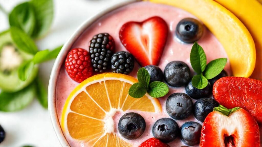 Batido vibrante y saludable