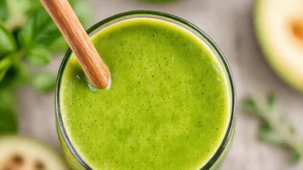 Batido verde y suave
