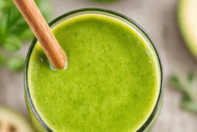 Batido verde y suave
