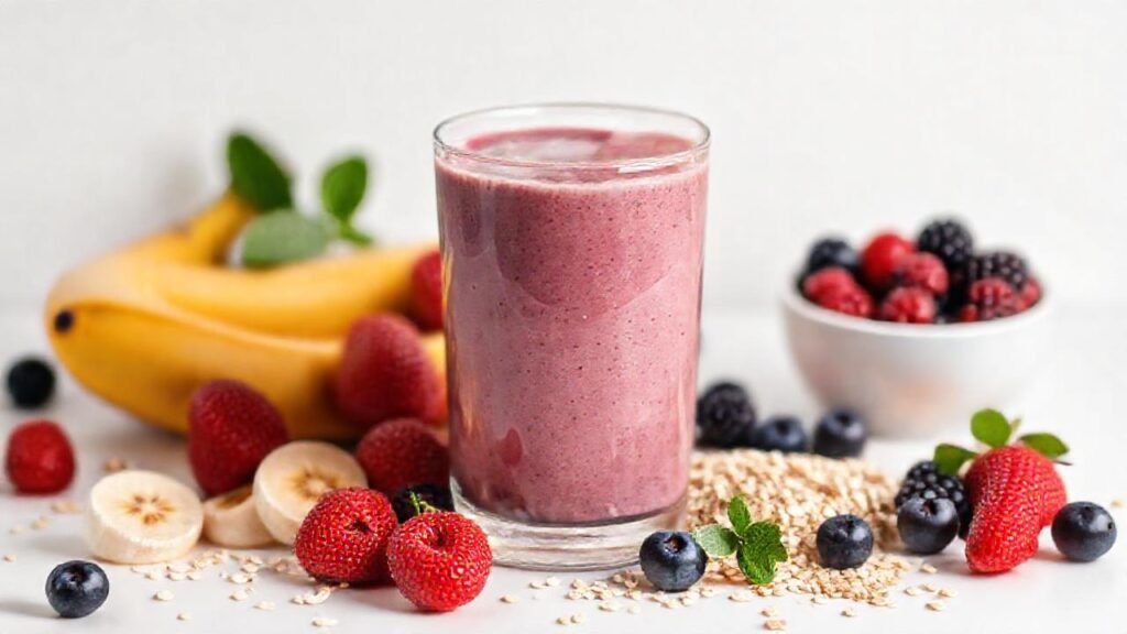 Batido saludable: receta sencilla y colorida