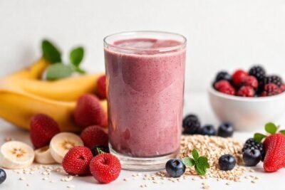 Batido saludable: receta sencilla y colorida