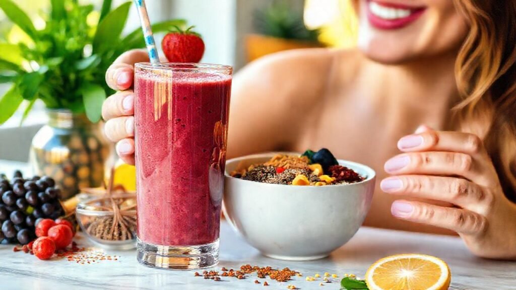 Un desayuno saludable y luminoso