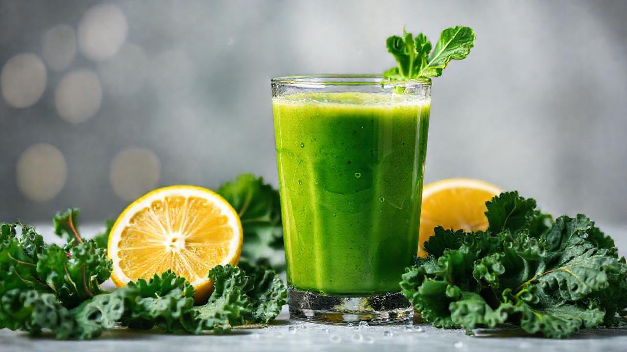 Batido verde, salud y luminosidad