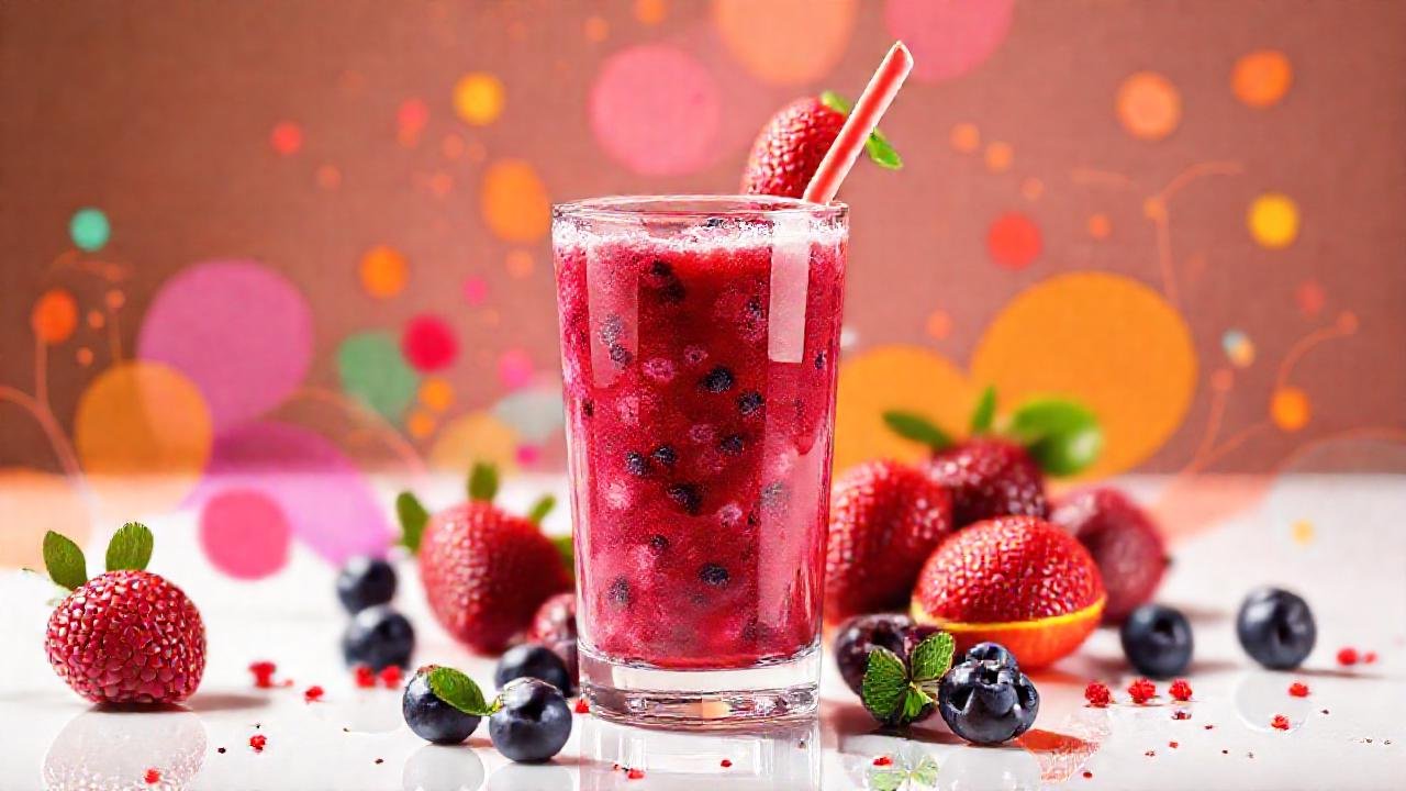 Batido de bayas: salud intestinal y antioxidantes