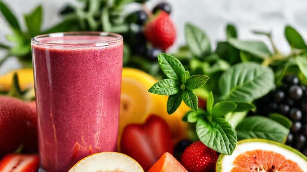 Batido saludable: frutas