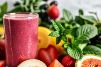 Batido saludable: frutas