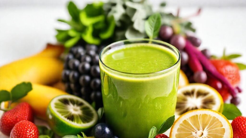 Batido verde fresco