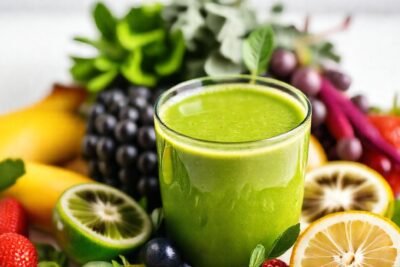 Batido verde fresco