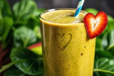 Batido tropical saludable y vibrante