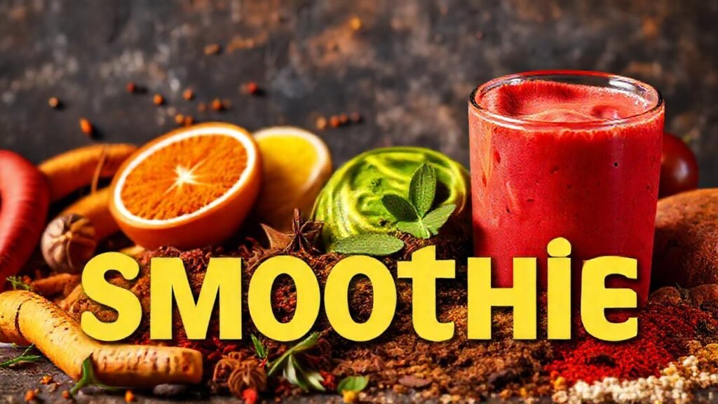Batido exótico y apetitoso
