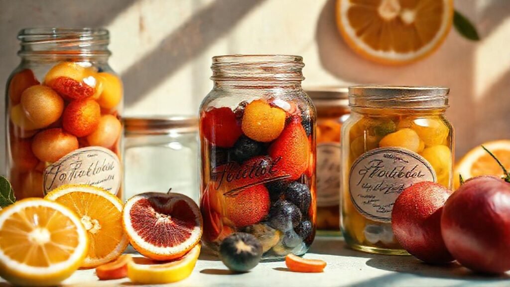 Frutas vintage evocan nostalgia y calor