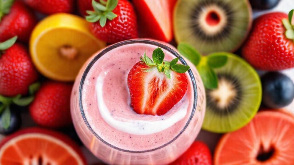 Batido de fresa: saludable