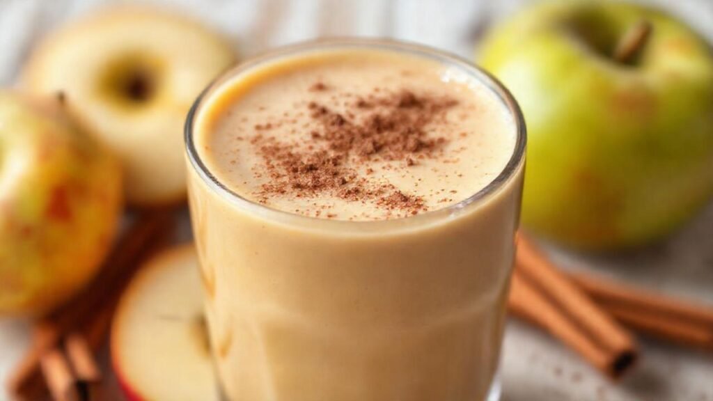 Batido de manzana cálido