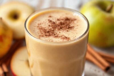 Batido de manzana cálido