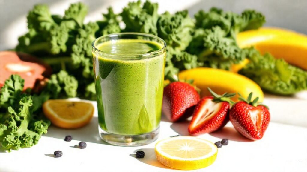 Batido de kale verde