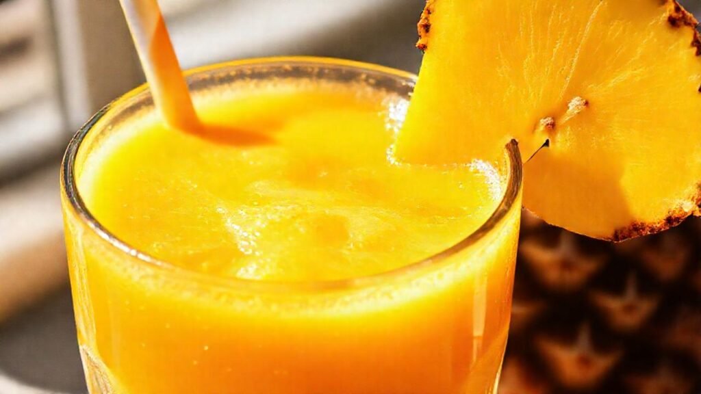 Batido tropical vibrante