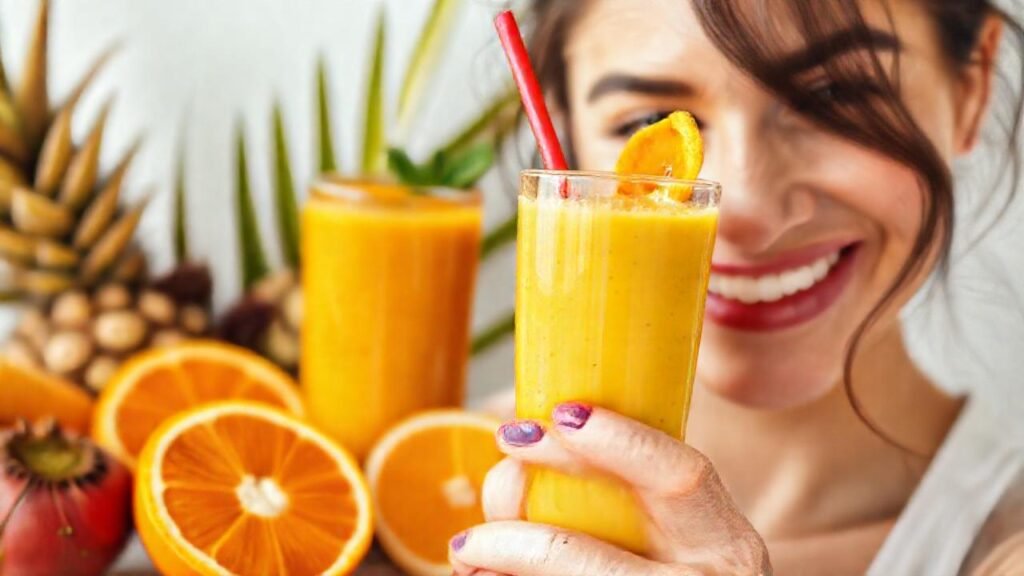 Batido tropical saludable
