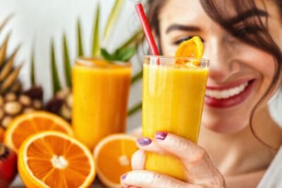 Batido tropical saludable