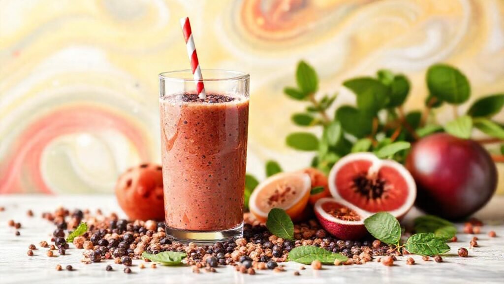 Semillas de chía: smoothie saludable y energía
