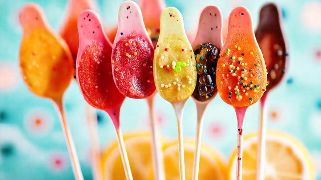 Batidos coloridos y creativos