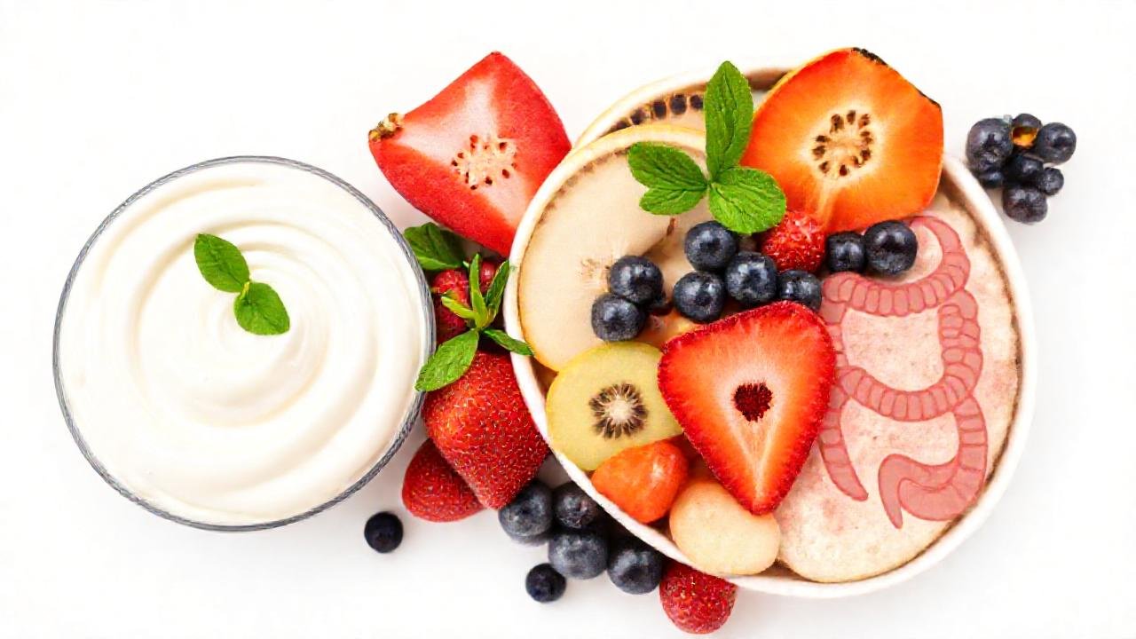 Yogur probiótico promueve la salud digestiva