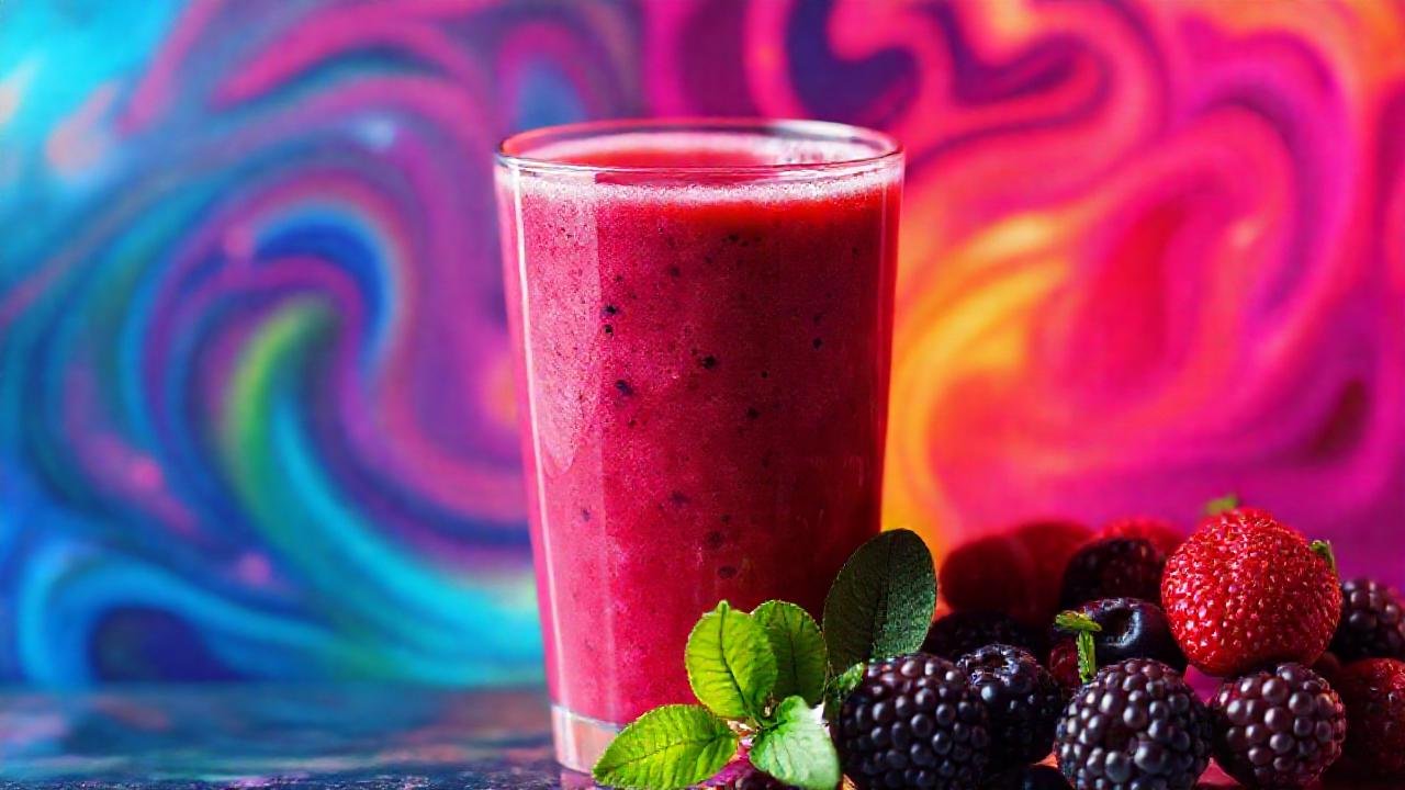 Batido de frutos rojos: salud y vitalidad