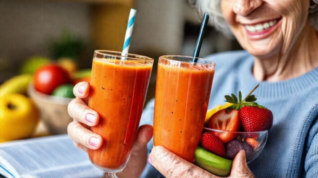 Un batido saludable inspira bienestar activo