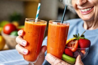 Un batido saludable inspira bienestar activo