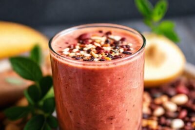 Batido vibrante y saludable
