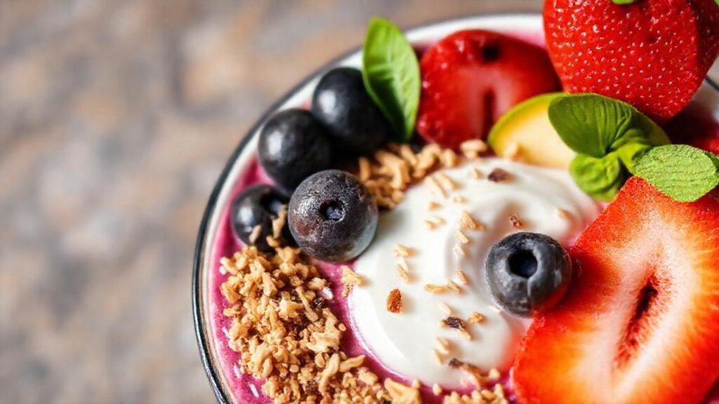 Un smoothie bowl nutritivo y apetitoso