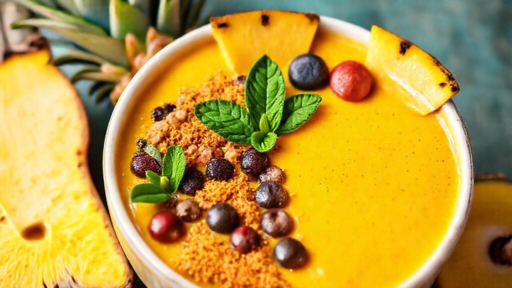 Batido colorido y saludable