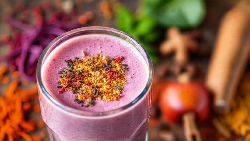 Batido saludable y vibrante