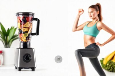 Una mujer atlética motiva un estilo saludable