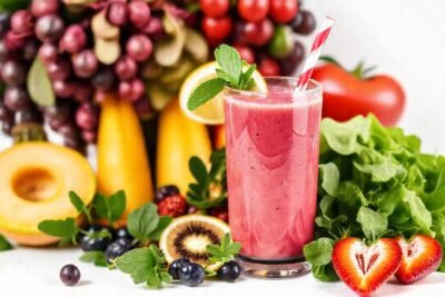 Batido vibrante: salud y bienestar