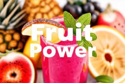 Batido tropical: energía y salud