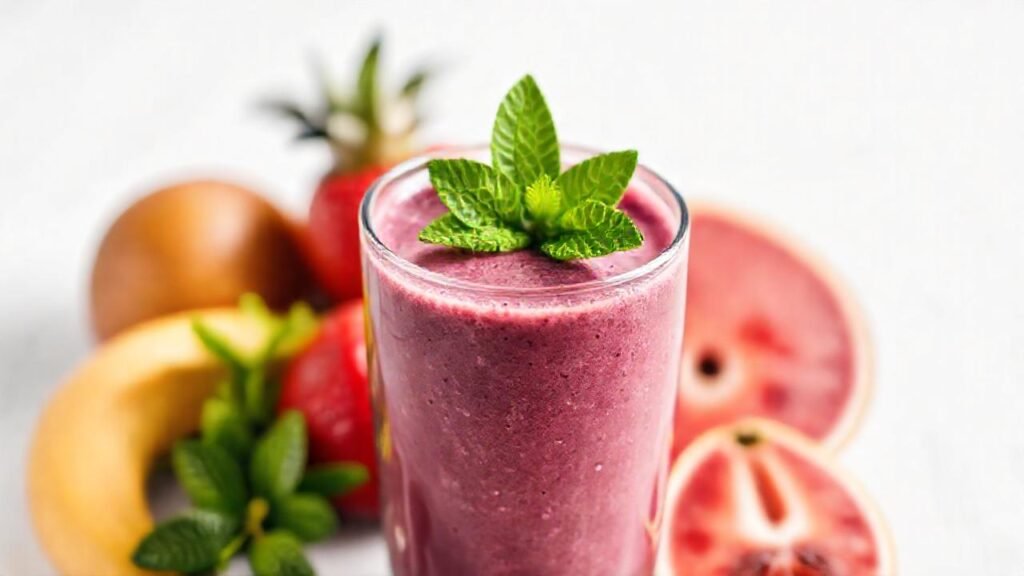 Un batido saludable y apetitoso destaca