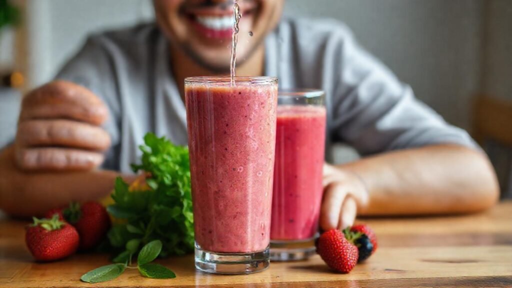 Batido brillante