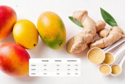 Mangoes frescos: guía nutricional visual