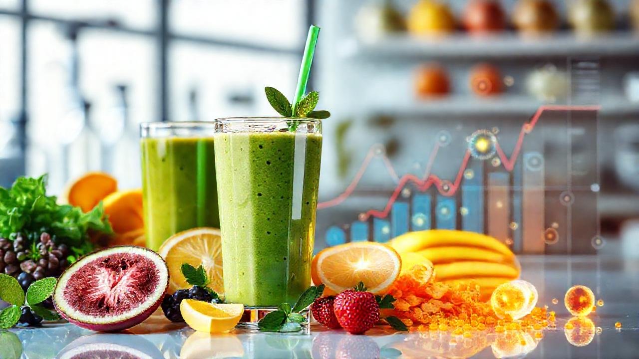 Nutrición vibrante en laboratorio moderno