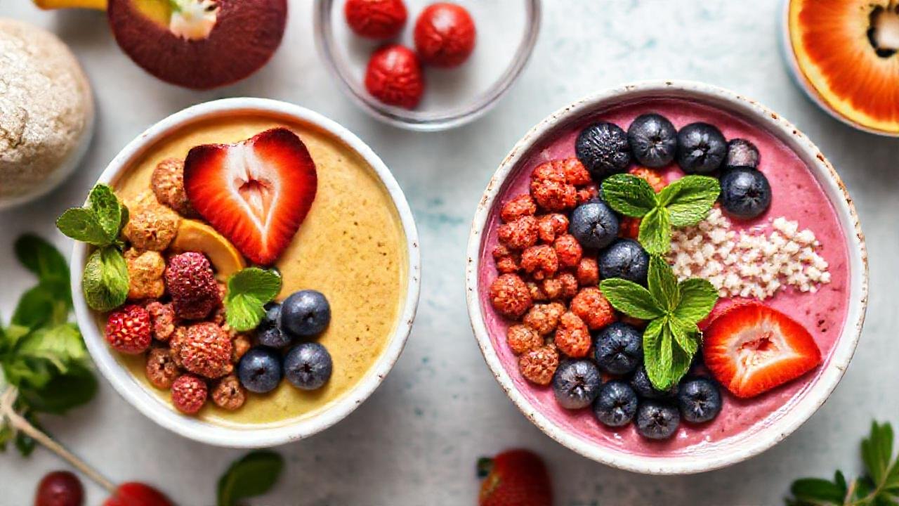 Batidos coloridos: saludables y apetitosos
