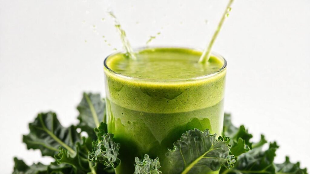Batido verde vibrante