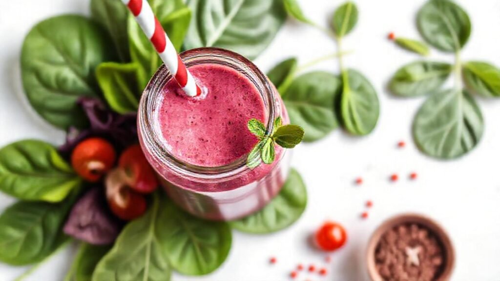 Batido tropical saludable