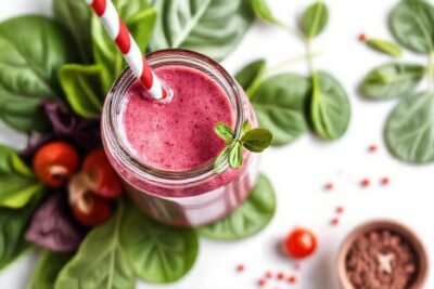 Batido tropical saludable